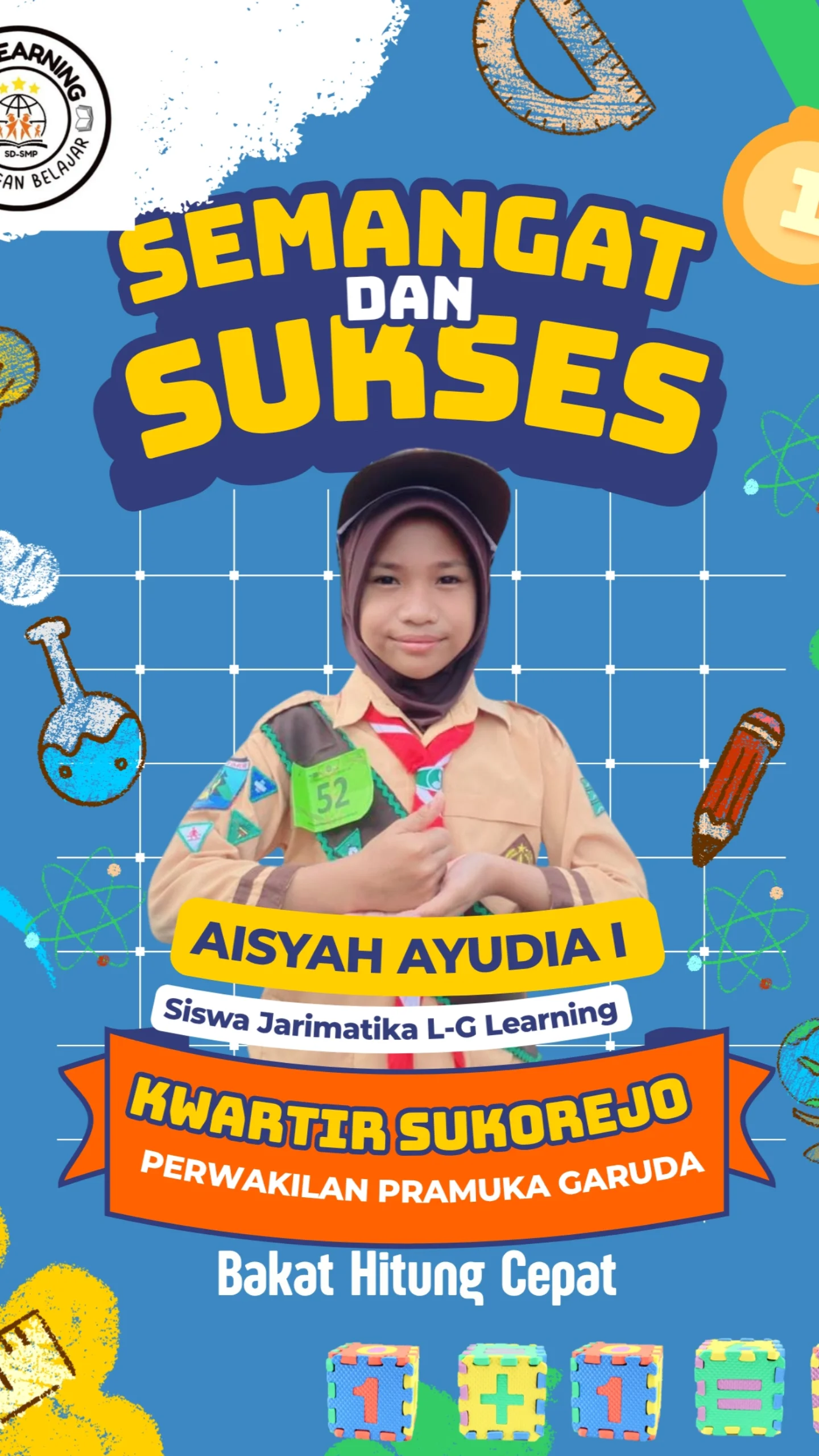 Perwakilan Siswa berbakat dari sekolah😍🏆